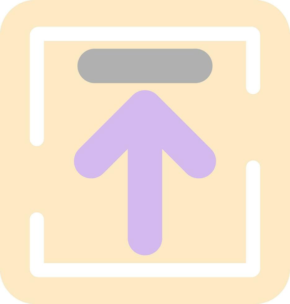 Up Arrow Upload Vector Icon Design