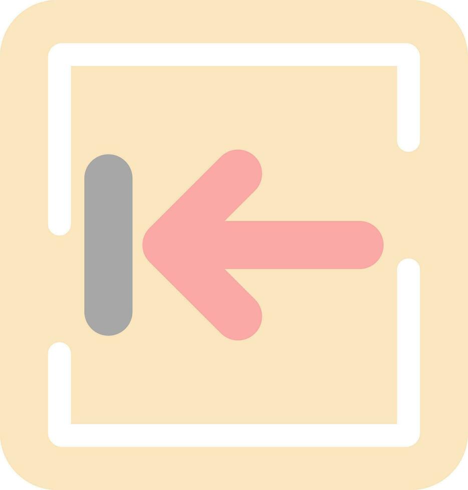 Left Arrows Vector Icon Design