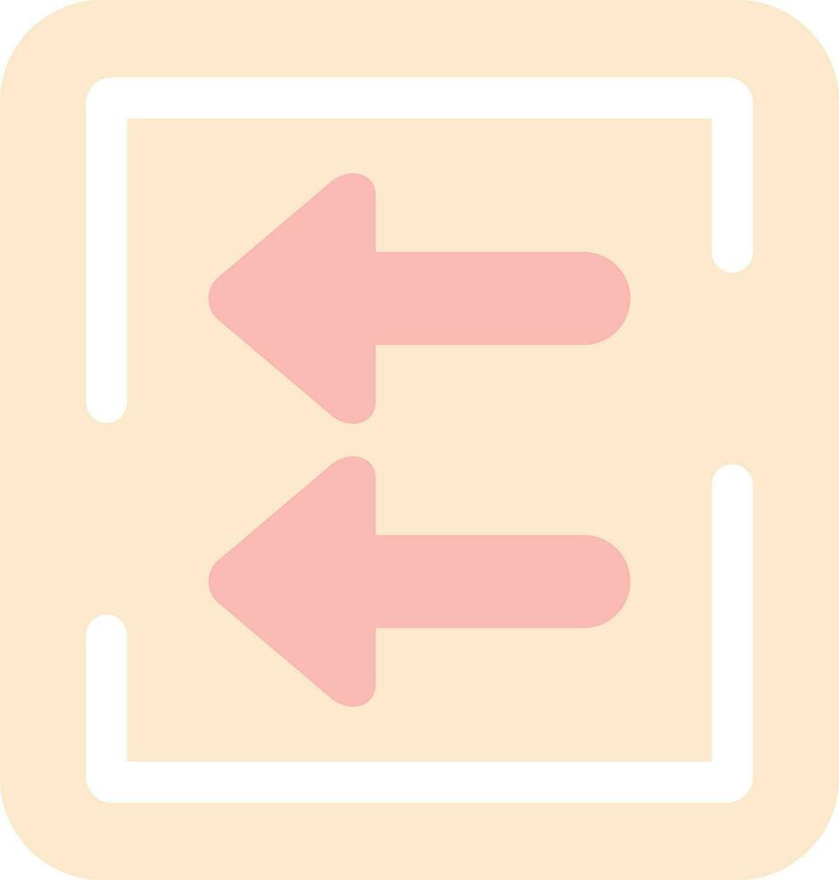 Fast Backward Vector Icon Design
