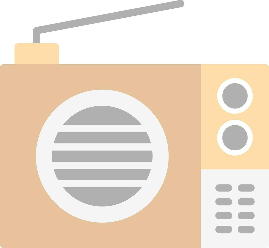 diseño de icono de vector de radio