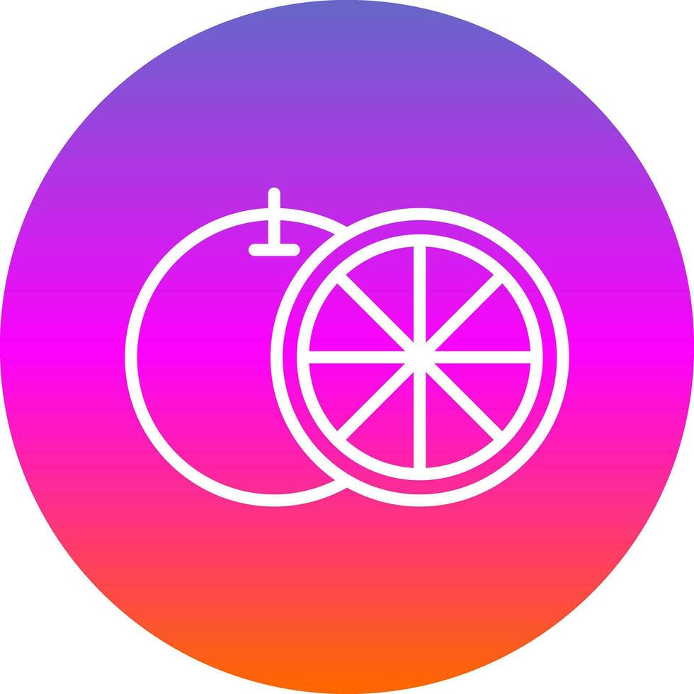 Grapefruit Vector Icon Design