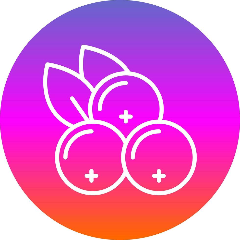 Blackcurrant Vector Icon Design