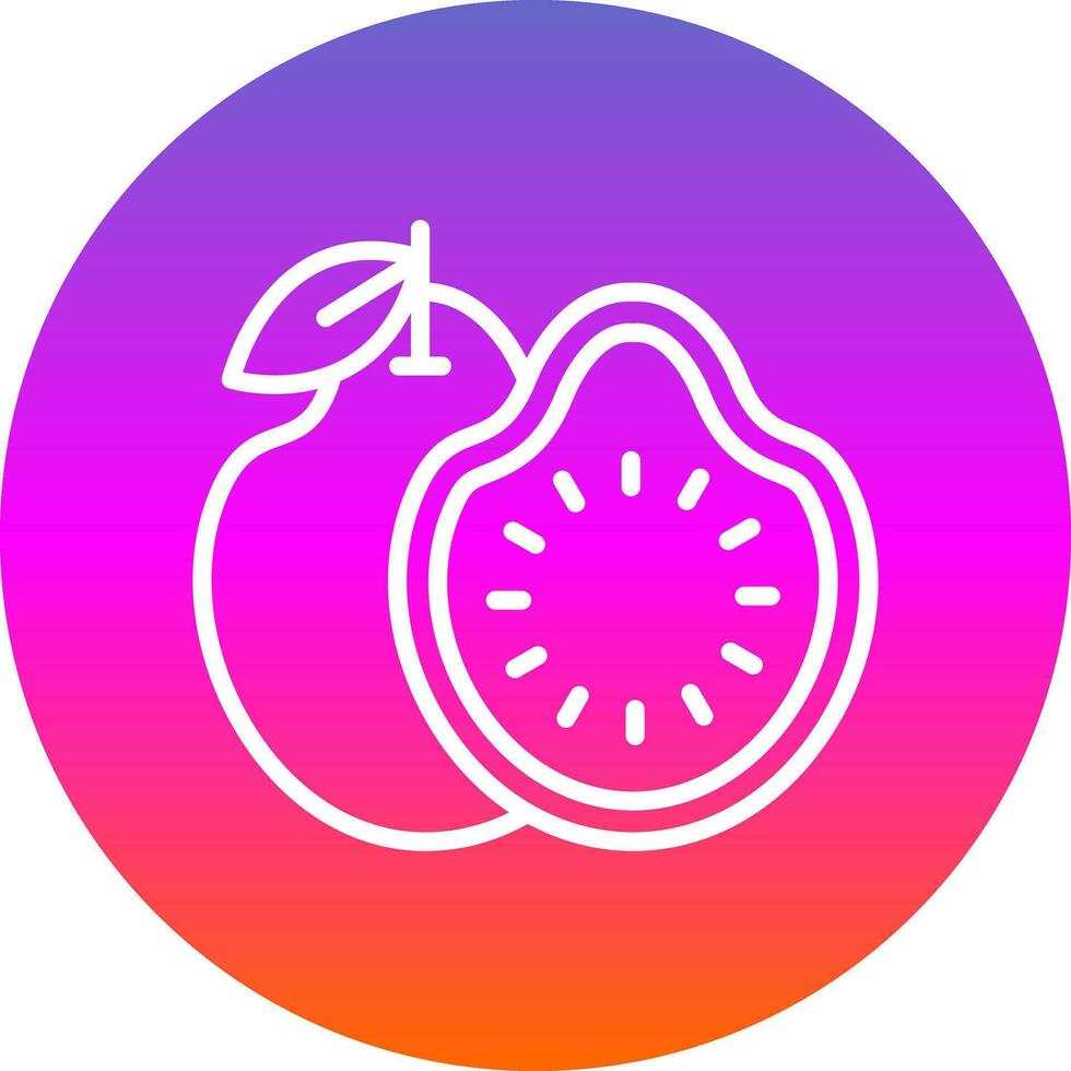 Guava Vector Icon Design