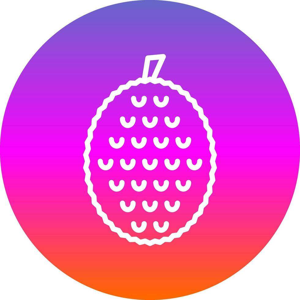 Durian vector icono diseño