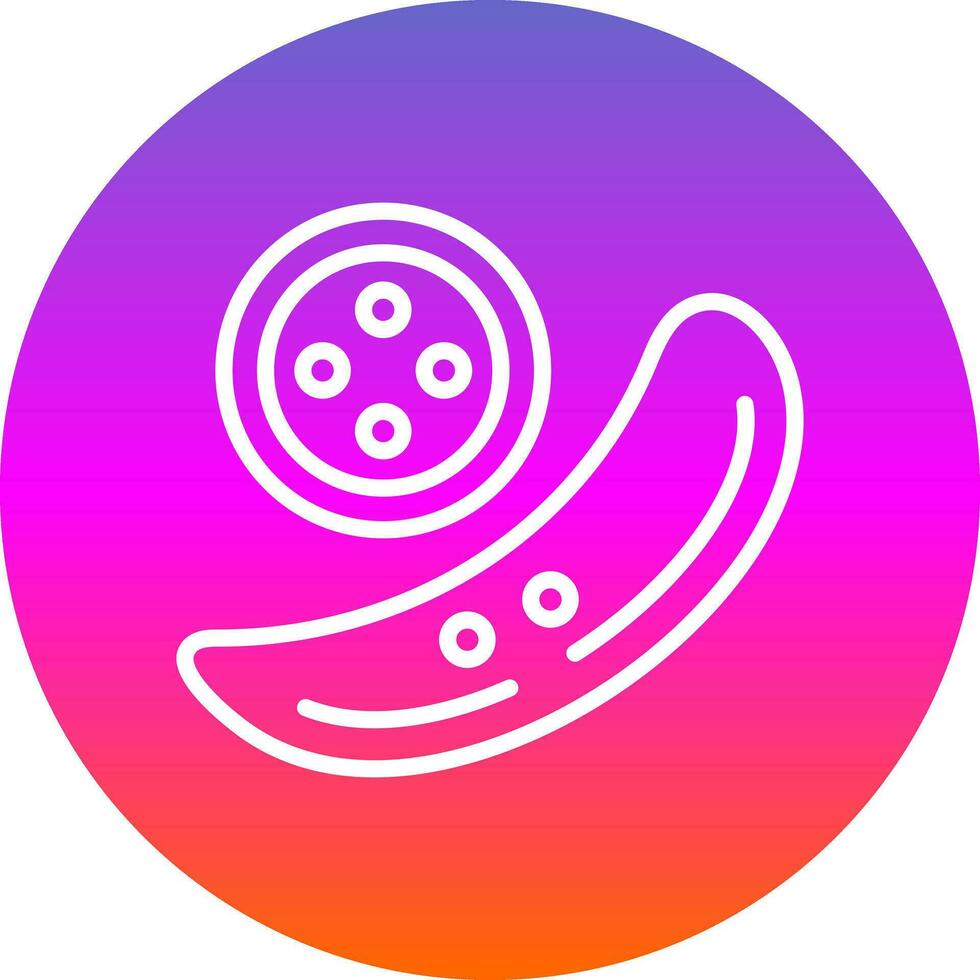 Cucumber Vector Icon Design