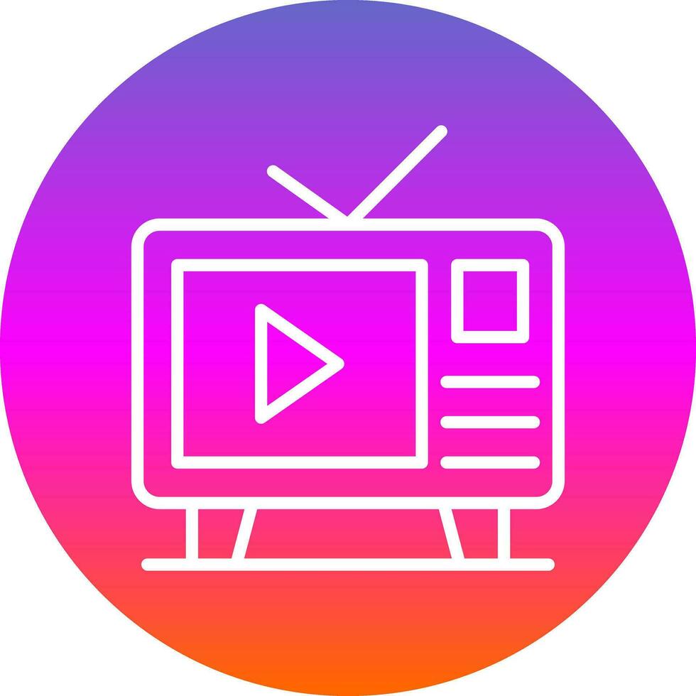 televisión vector icono diseño