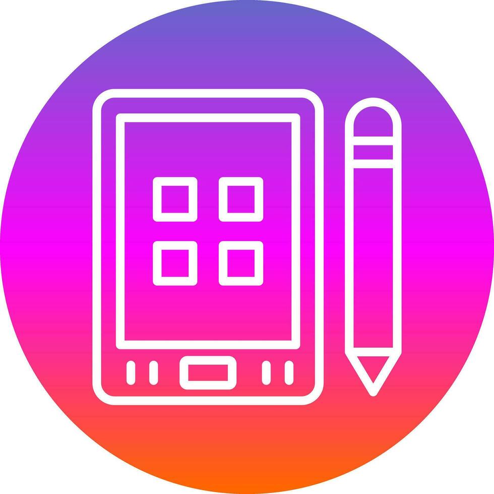 tableta vector icono diseño