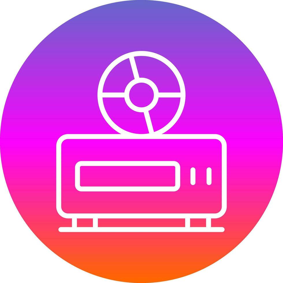 Dvd Player  Vector Icon Design