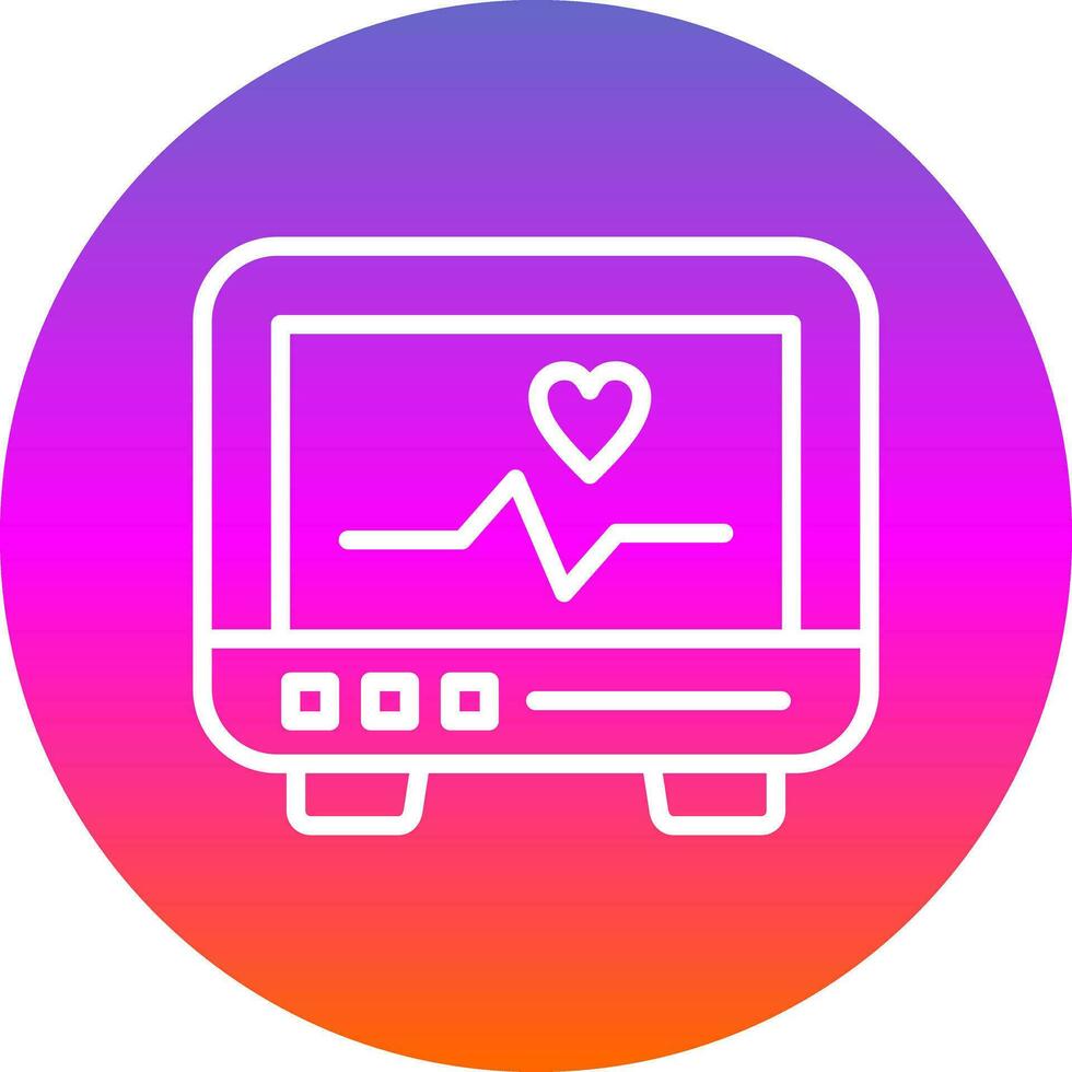 cardiograma vector icono diseño