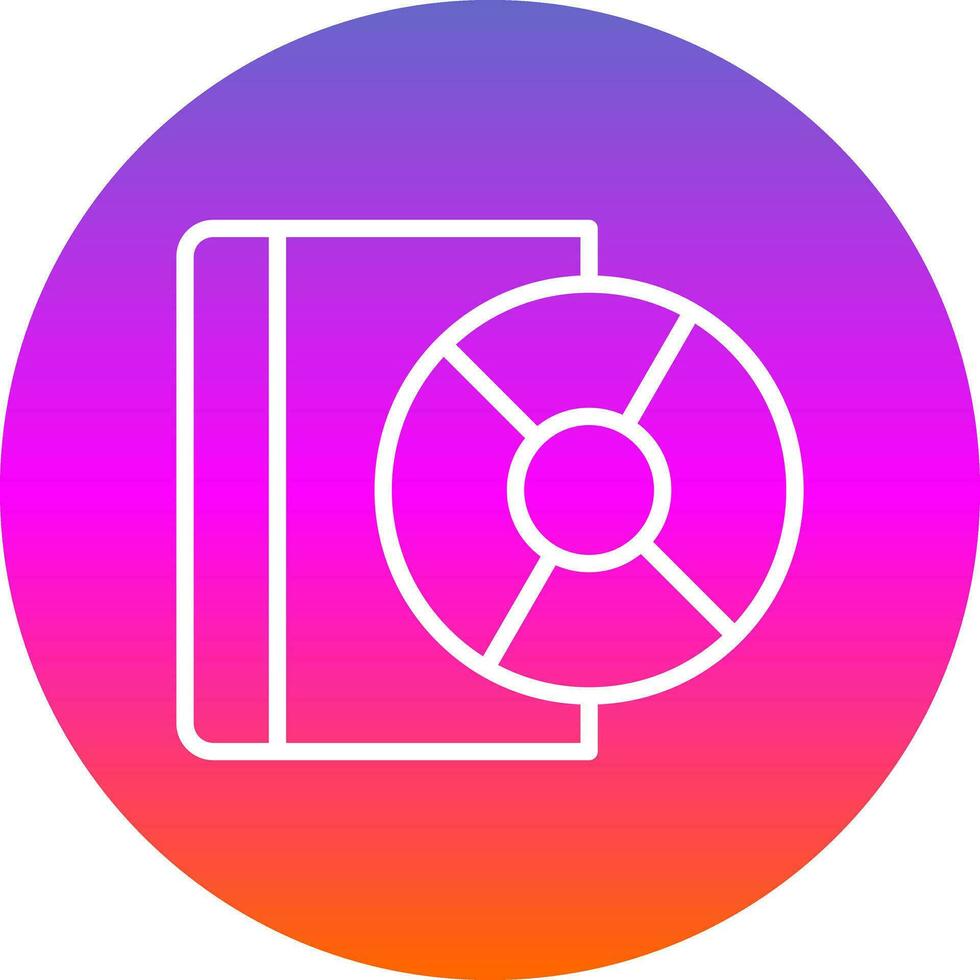 Compact Disk  Vector Icon Design