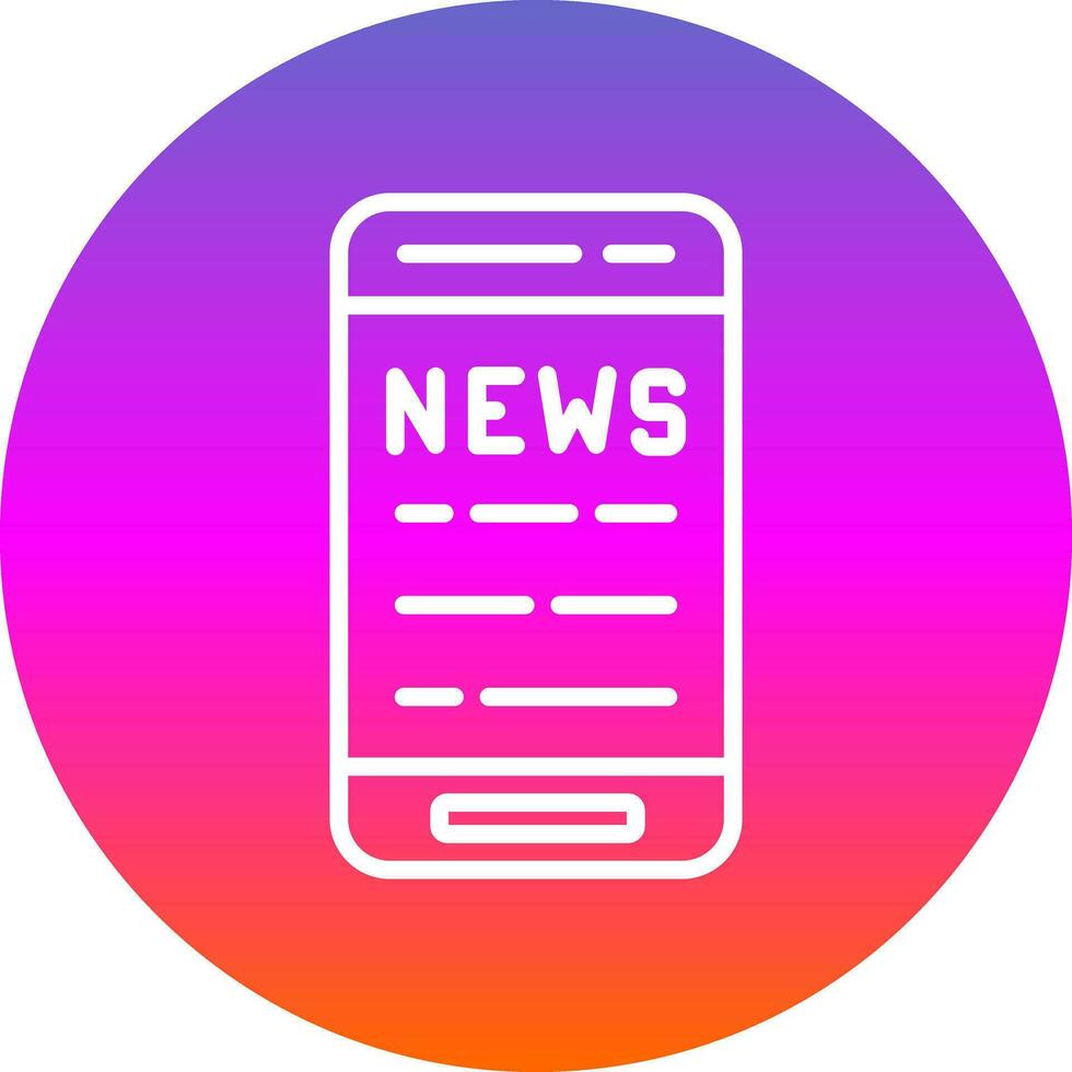 News  Vector Icon Design