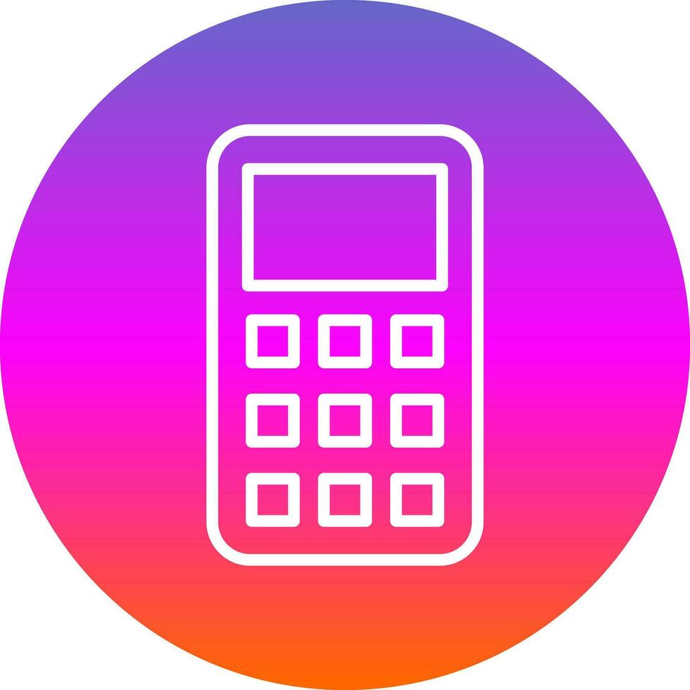 Dial Pad  Vector Icon Design