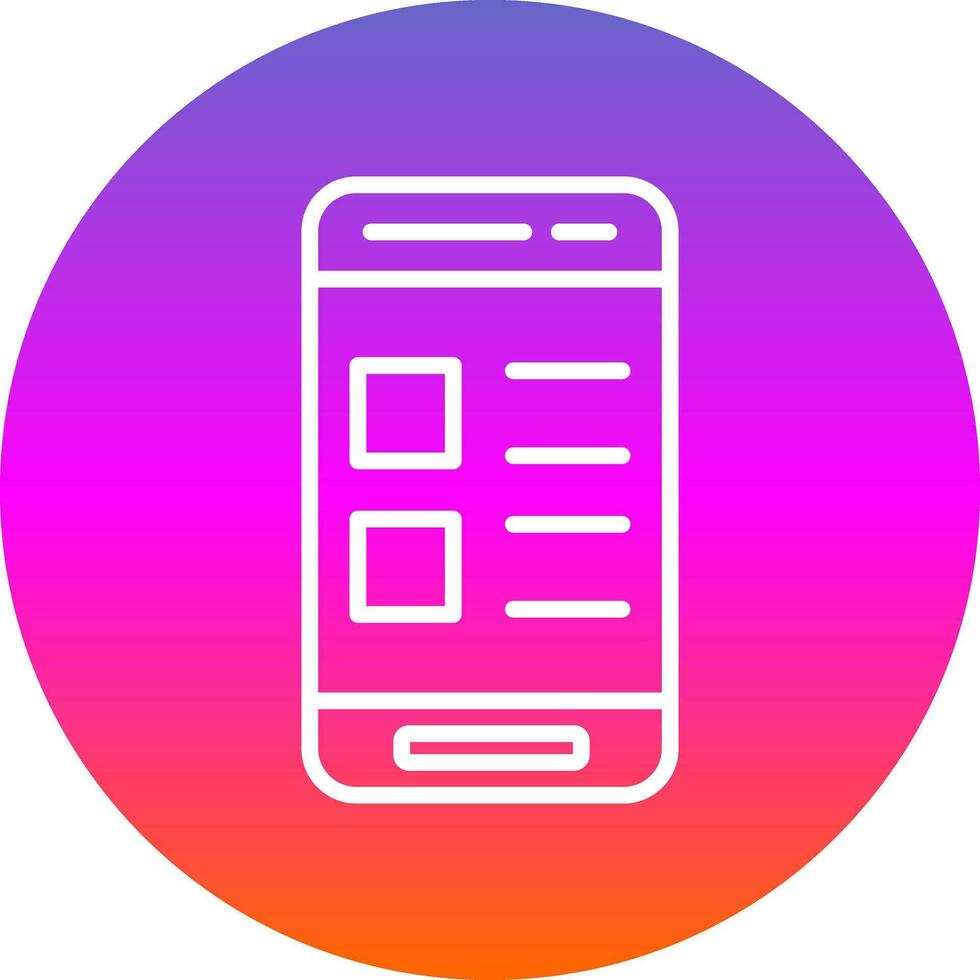 Contact List  Vector Icon Design