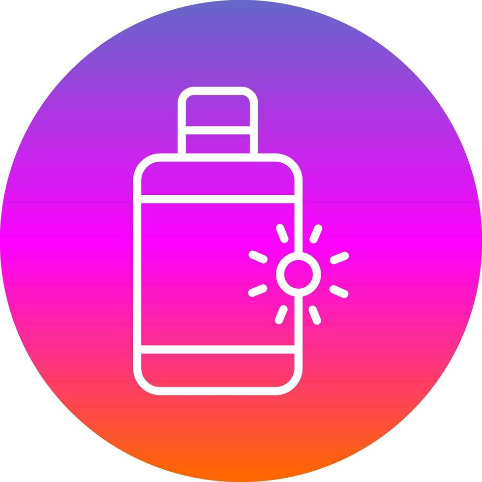 Sunscreen  Vector Icon Design