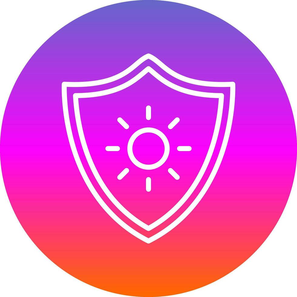 Sun Protection  Vector Icon Design