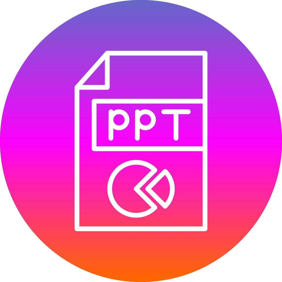 Ppt  Vector Icon Design