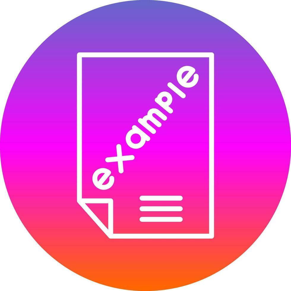Example  Vector Icon Design