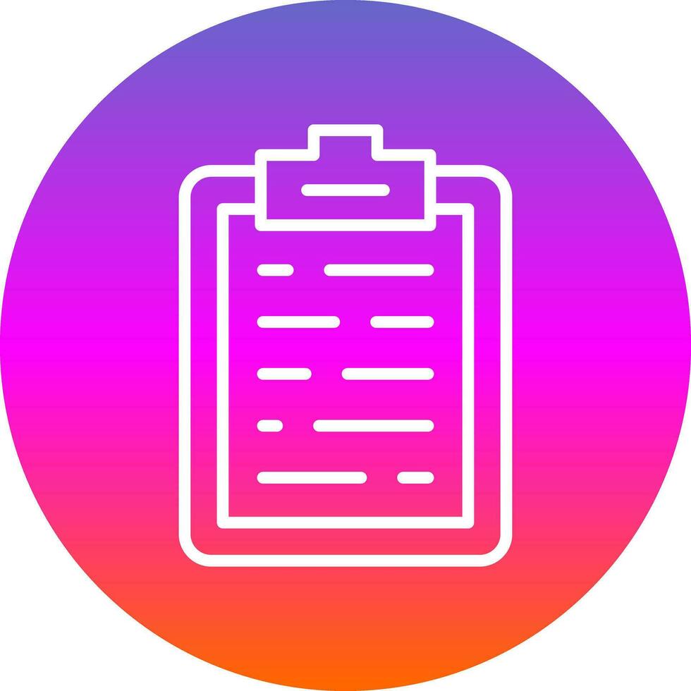 List  Vector Icon Design