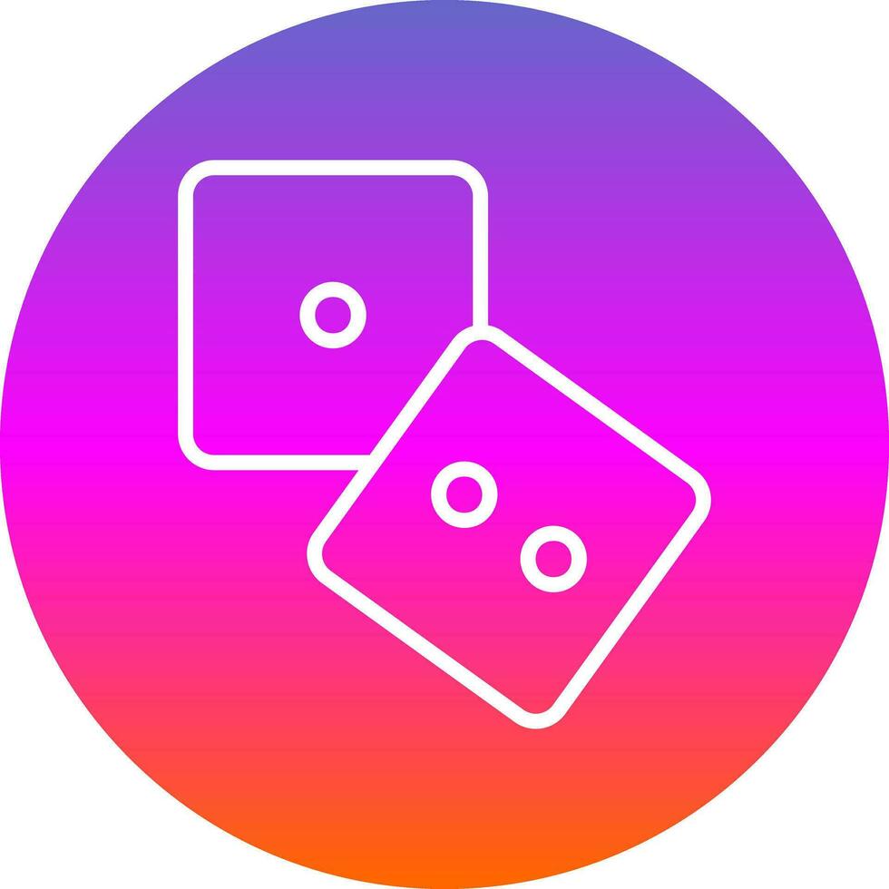 Dices  Vector Icon Design