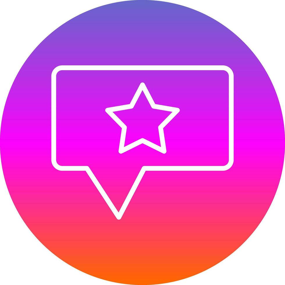 Starred  Vector Icon Design