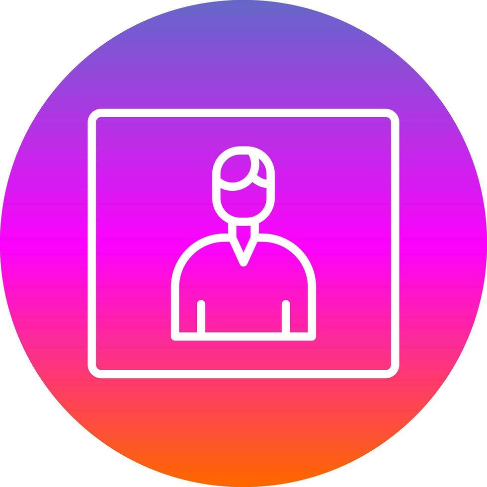 User Profile  Vector Icon Design