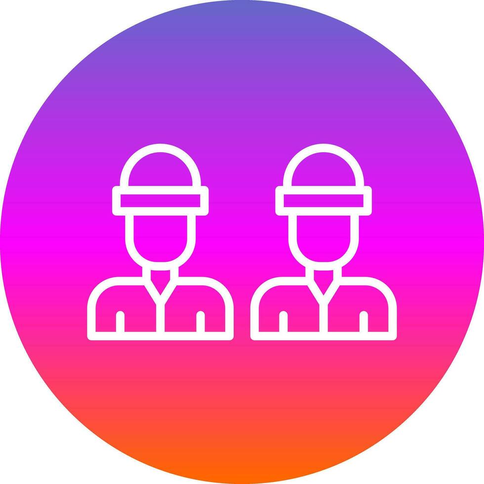 Workers  Vector Icon Design