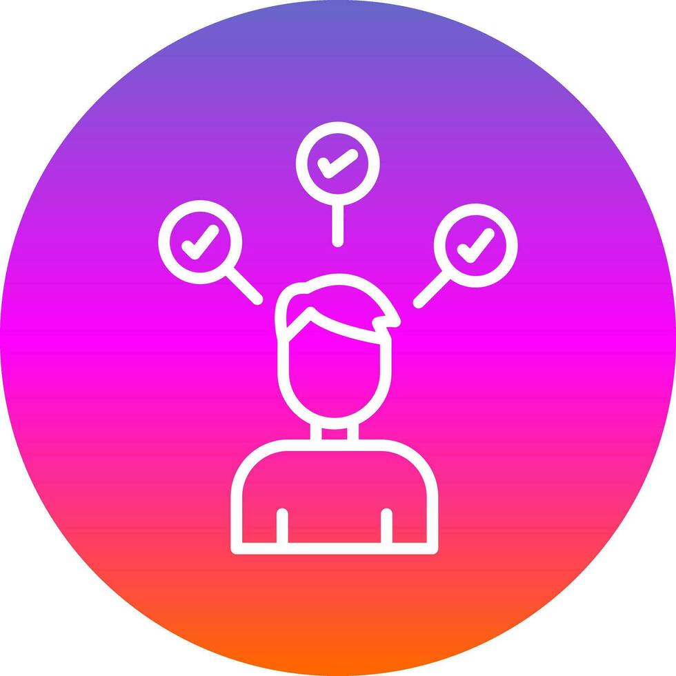 Responsibility Vector Icon Design