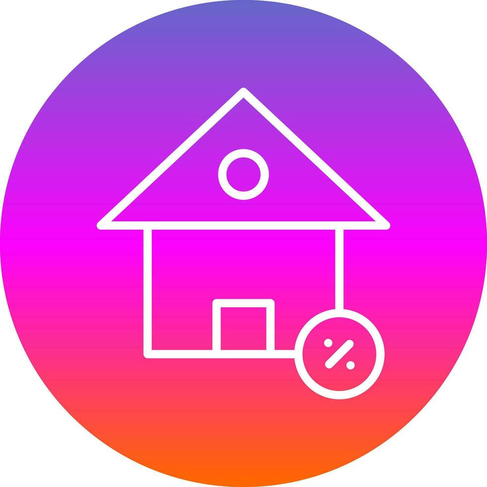 Mortgage Vector Icon Design