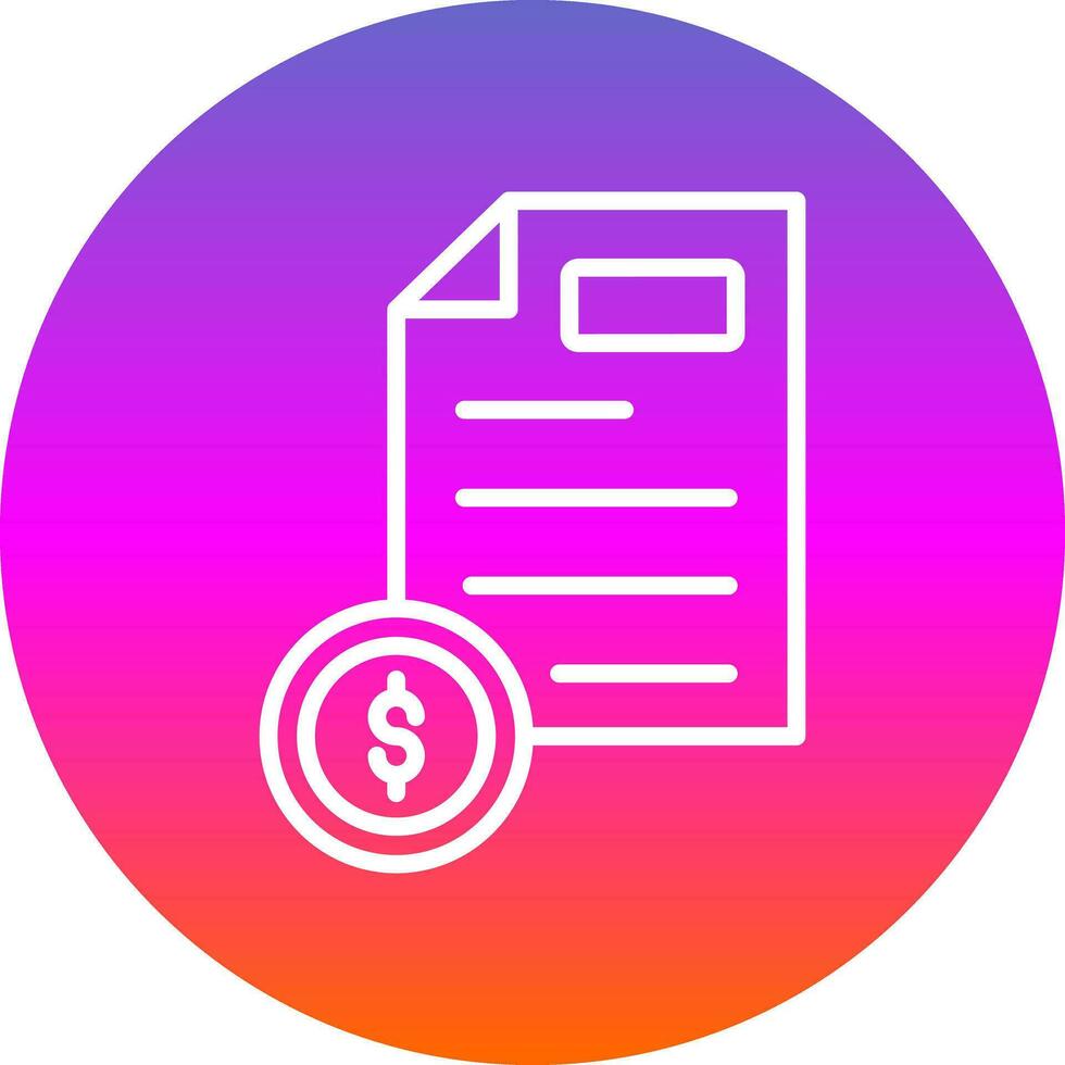 Contract Vector Icon Design