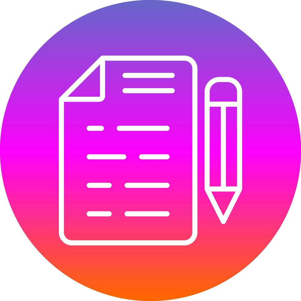 Contract Vector Icon Design