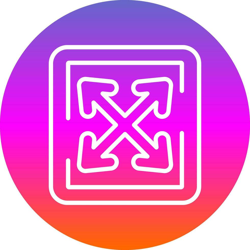 Fullscreen Vector Icon Design