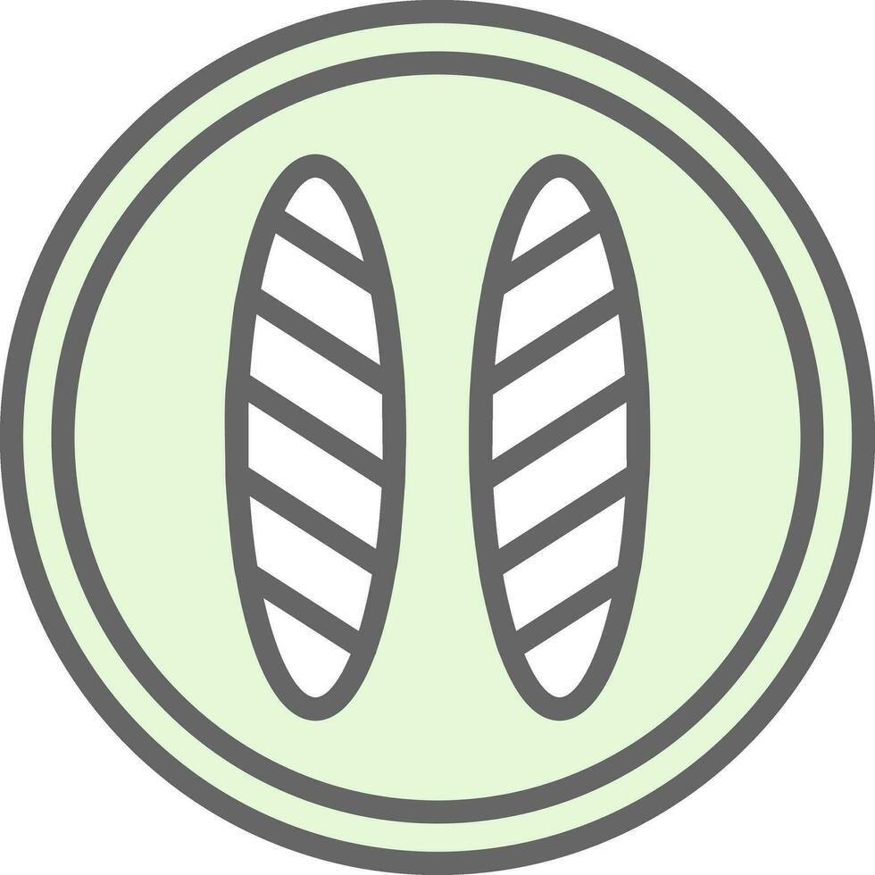 Baguette Vector Icon Design