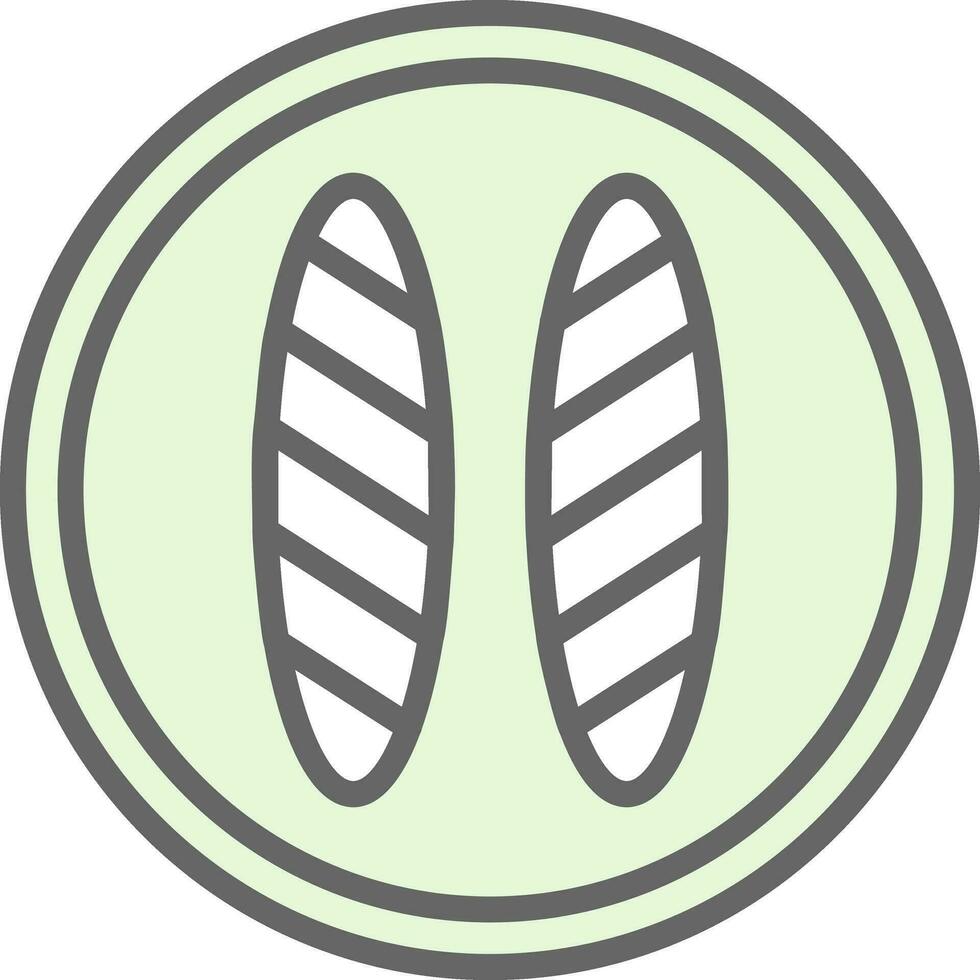 Baguette Vector Icon Design