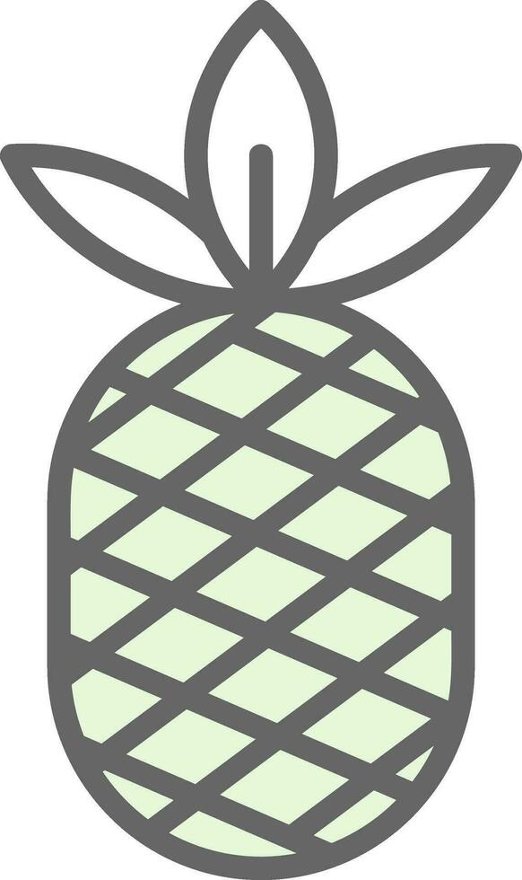 Pineapple Vector Icon Design