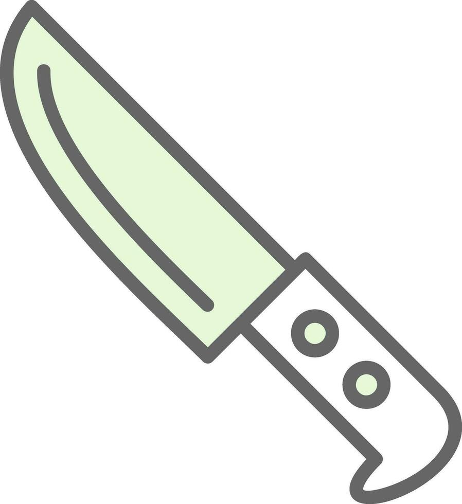 diseño de icono de vector de cuchillo