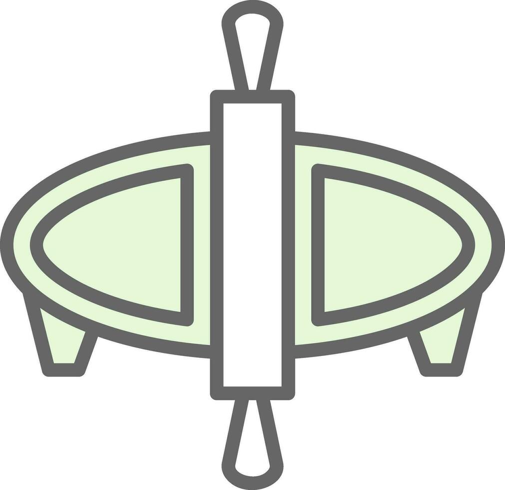 diseño de icono de vector de rodillo