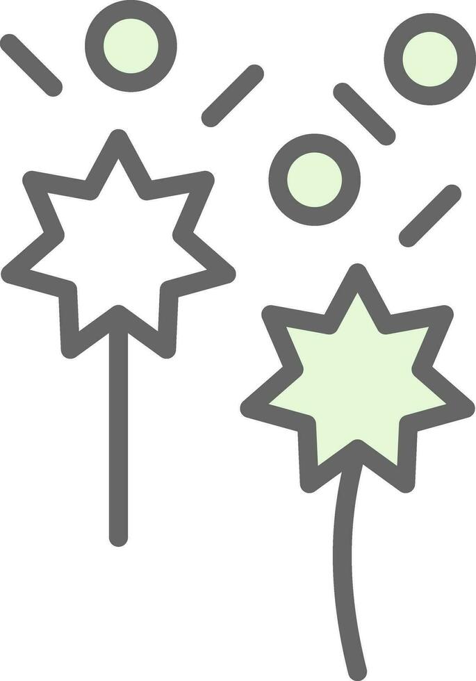 Firework  Vector Icon Design