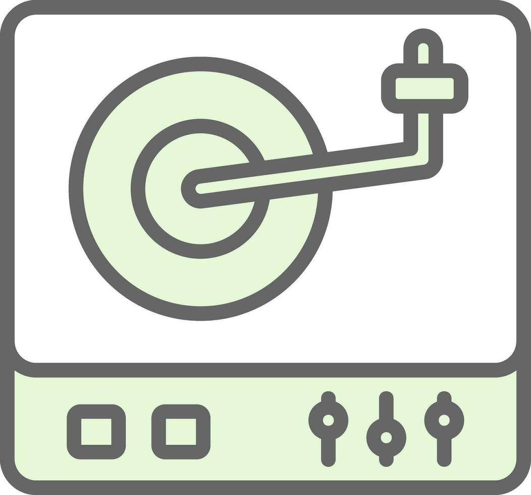 Phonograph  Vector Icon Design