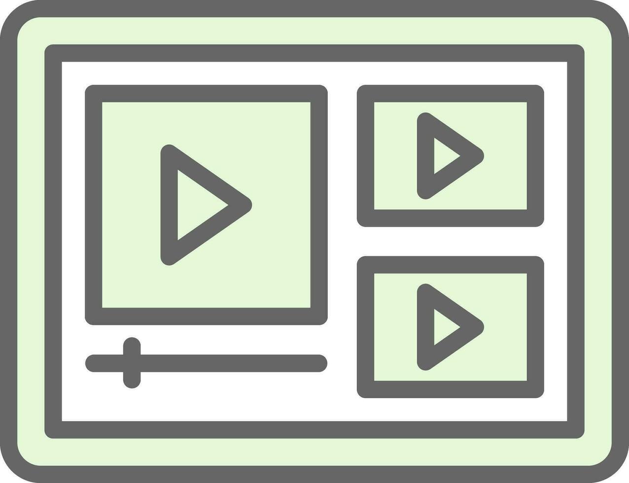 Video Player  Vector Icon Design
