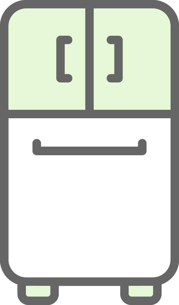 Fridge  Vector Icon Design