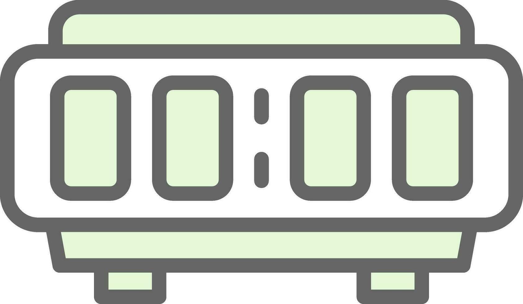 Digital Alarm Clock  Vector Icon Design
