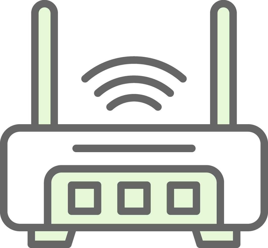 Router  Vector Icon Design