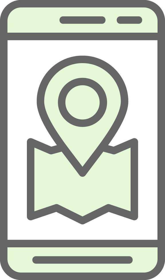Location App  Vector Icon Design