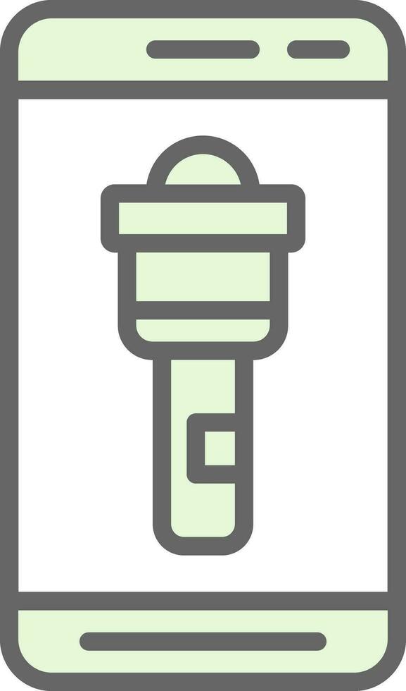 Flashlight  Vector Icon Design