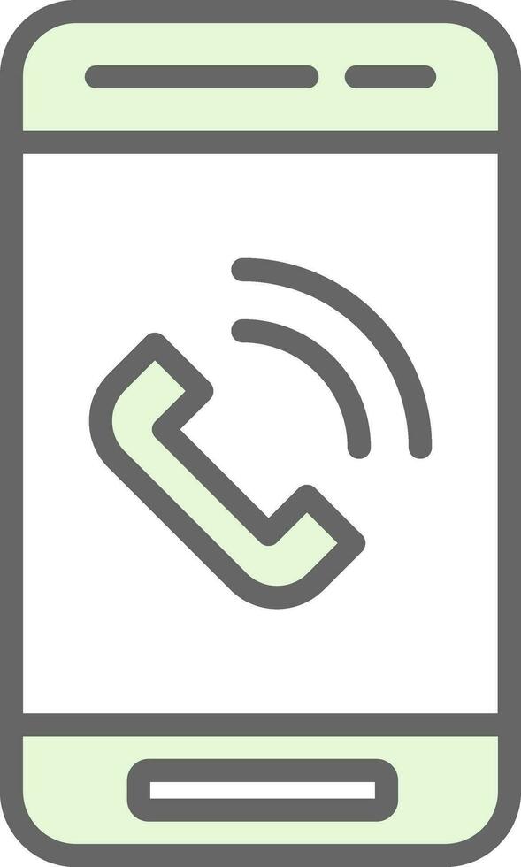 Phone Call  Vector Icon Design