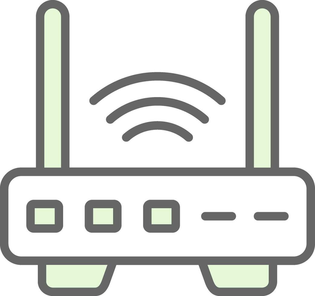 Router  Vector Icon Design