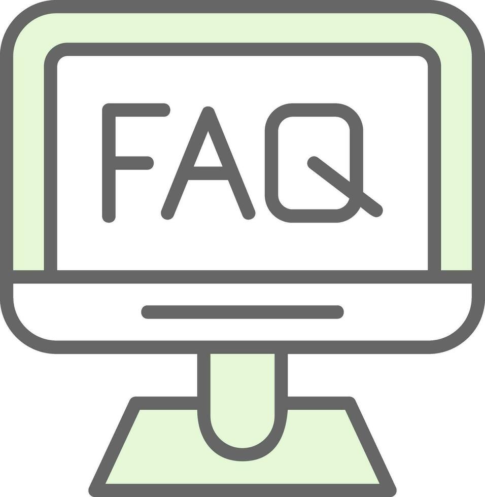 Faq  Vector Icon Design