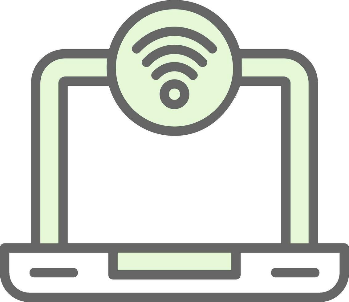 Wifi señal vector icono diseño