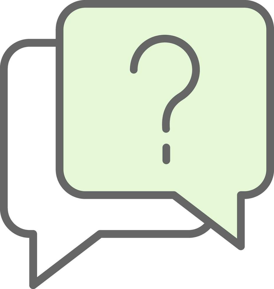 Question  Vector Icon Design