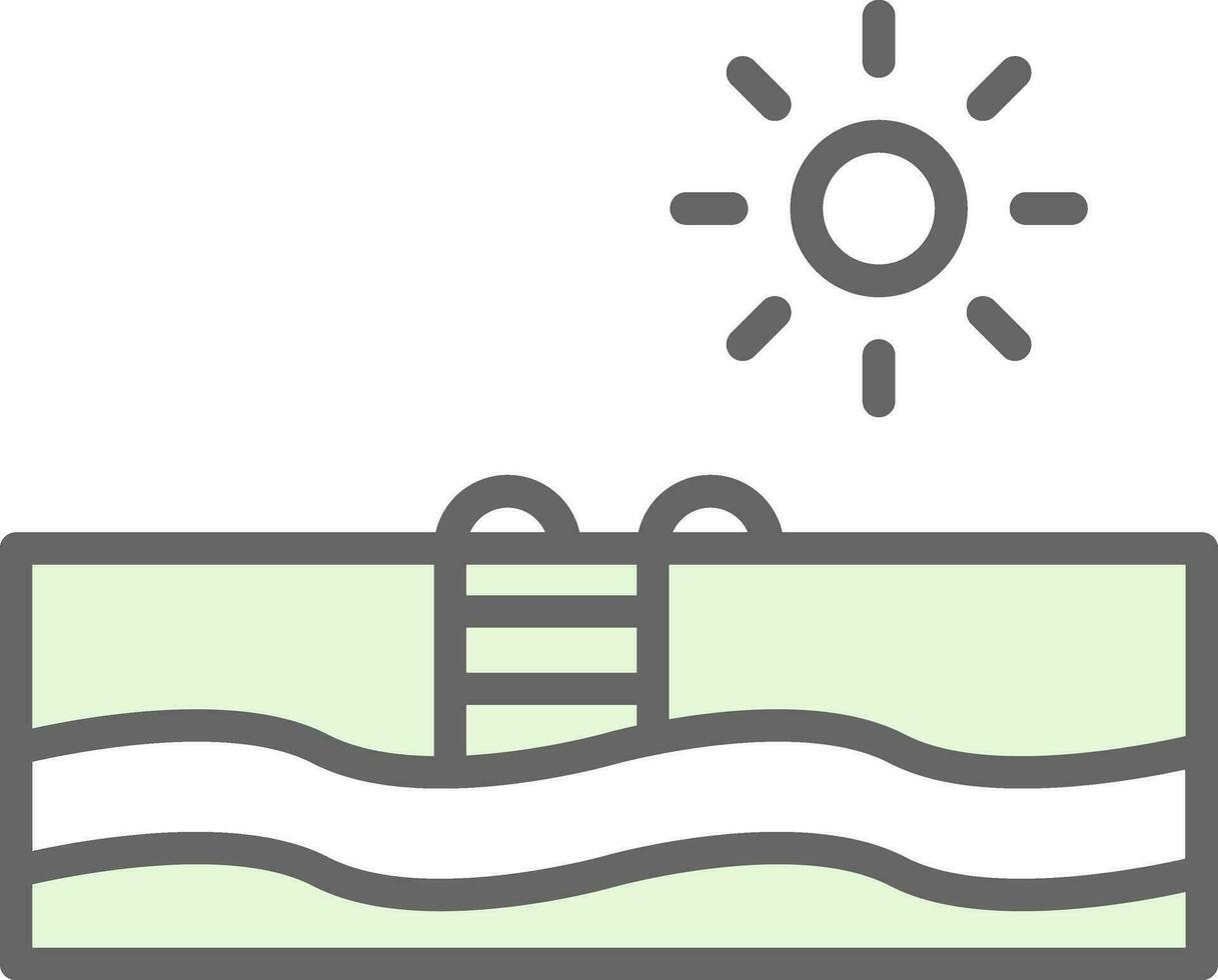 Swimming Pool  Vector Icon Design